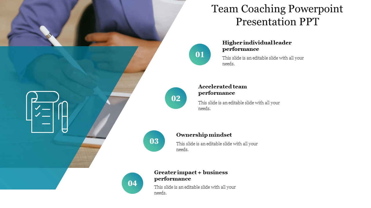 Team Coaching Powerpoint Presentation PPT